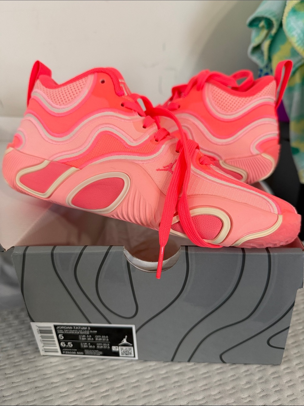 Nike Jordan Tatum 3 Hot Pink Athletic Shoes - Bright Pink